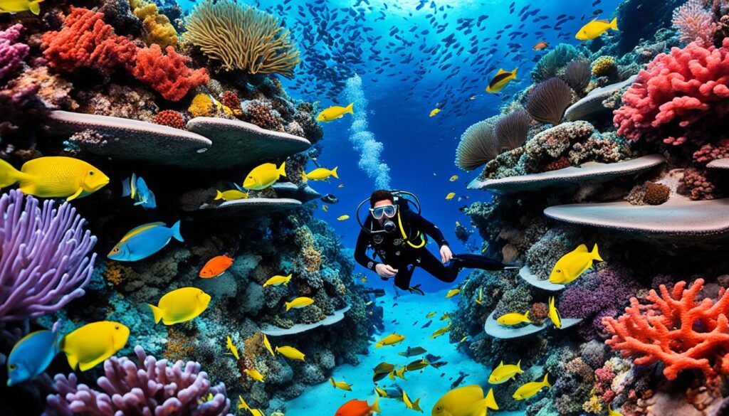 scuba diving in Neil Island