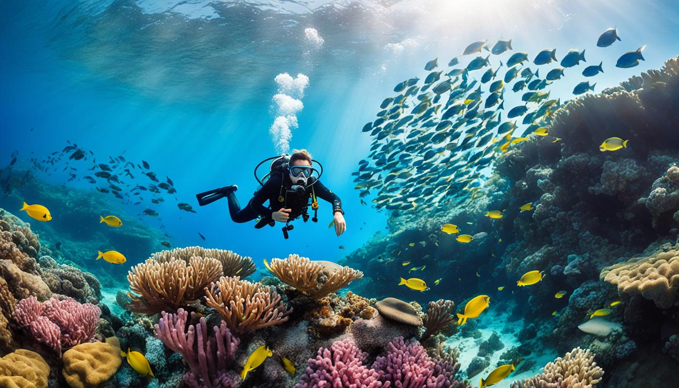 scuba diving in mauritius